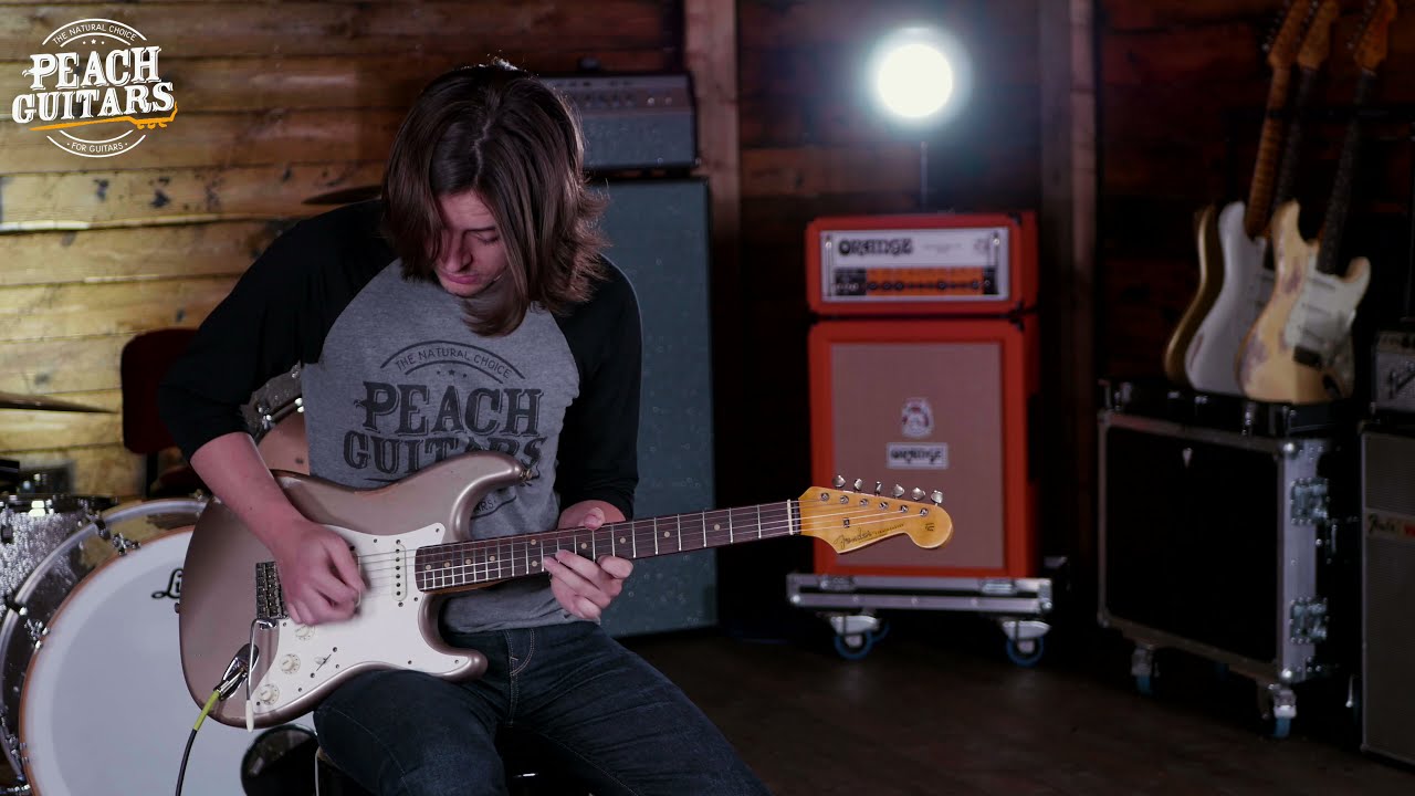 Fender Custom Shop '59 Strat Relic Faded Aged Shoreline Gold