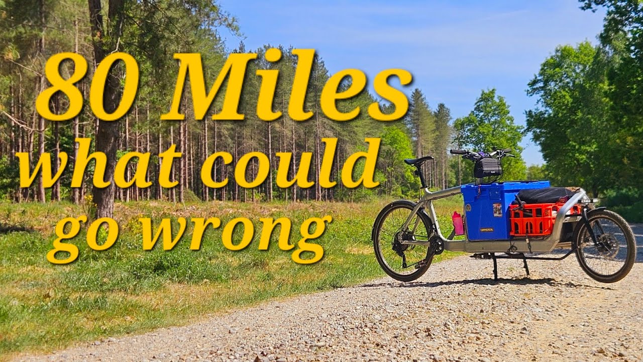 Bullitt Cargo Bike - Bike Packing 80 Miles - Raleigh Rides