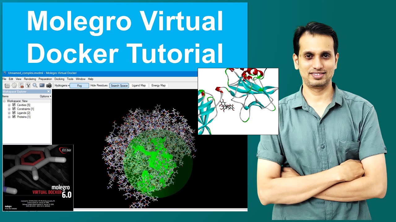 Molegro Virtual Docker Tutorial | Molecular Docking Step by Step for Beginners