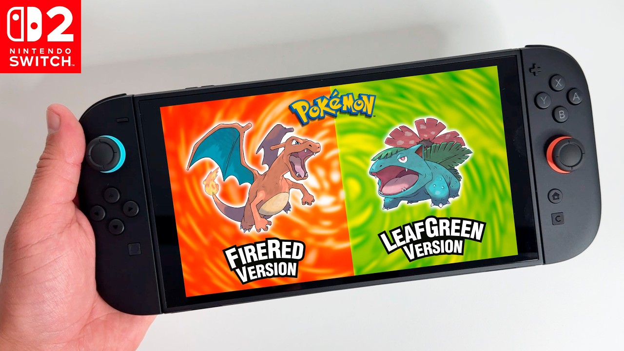 Pok&eacute;mon FireRed and LeafGreen on Nintendo Switch 2 Gameplay