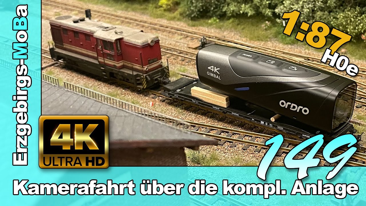 149  - Kamerafahrt über die komplette Anlage inkl. SBF und Fiddleyard - 1/87  - (Deutsch) H0e