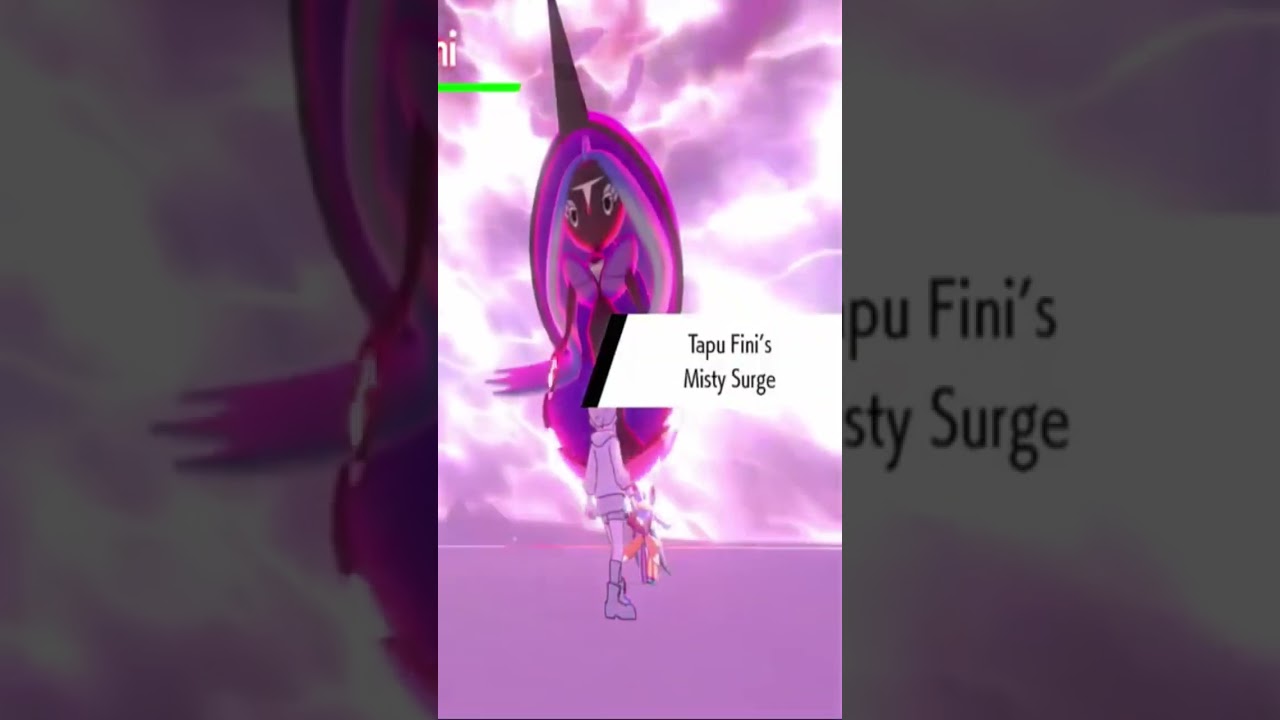 Pok&eacute;mon Sword - Dynamax Tapu Fini Misty Surge Ability