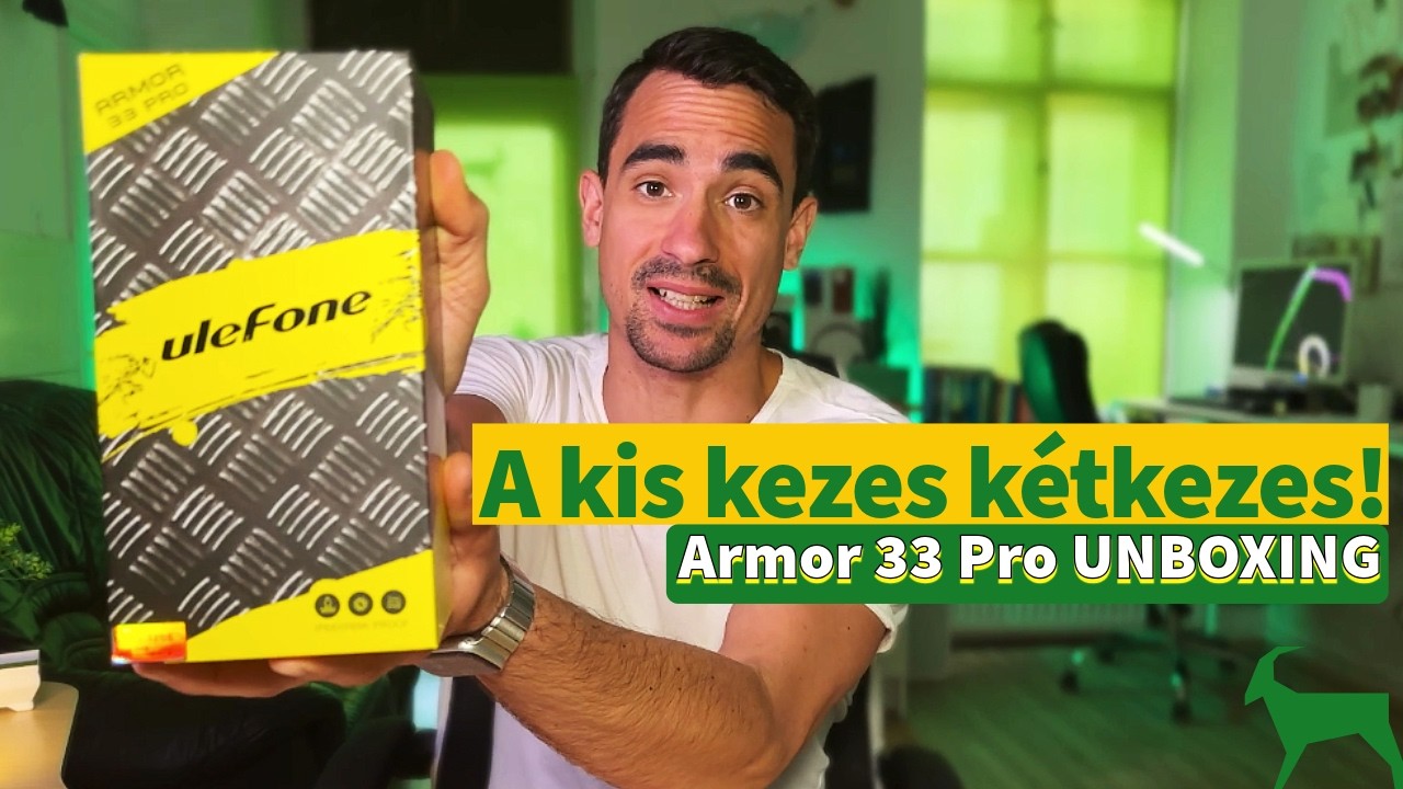 💪 Ulefone Armor 33 Pro – A legnagyobb mobil, amit valaha kicsomagoltam!