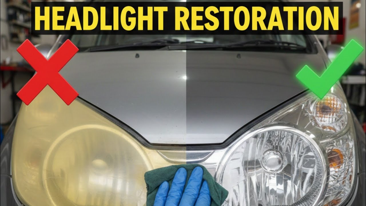 I Tried The Most Popular Headlight Restoration Kits #headlightrestoration
