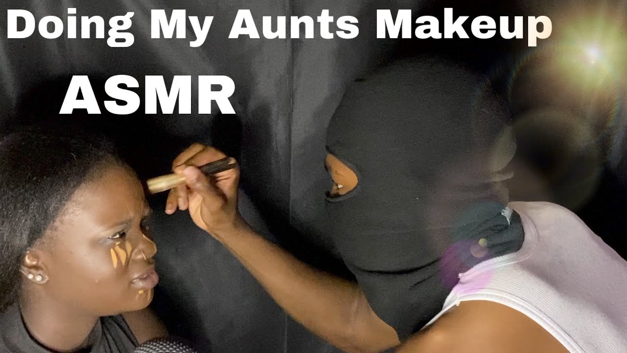 ASMR Doing My Aunts Make Up (Tingly!!)