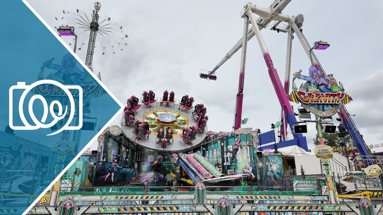 Cranger Kirmes Herne 2024 - Gr&ouml;&szlig;tes Volksfest in NRW - Rundgang / Spielzeit Video in 4K