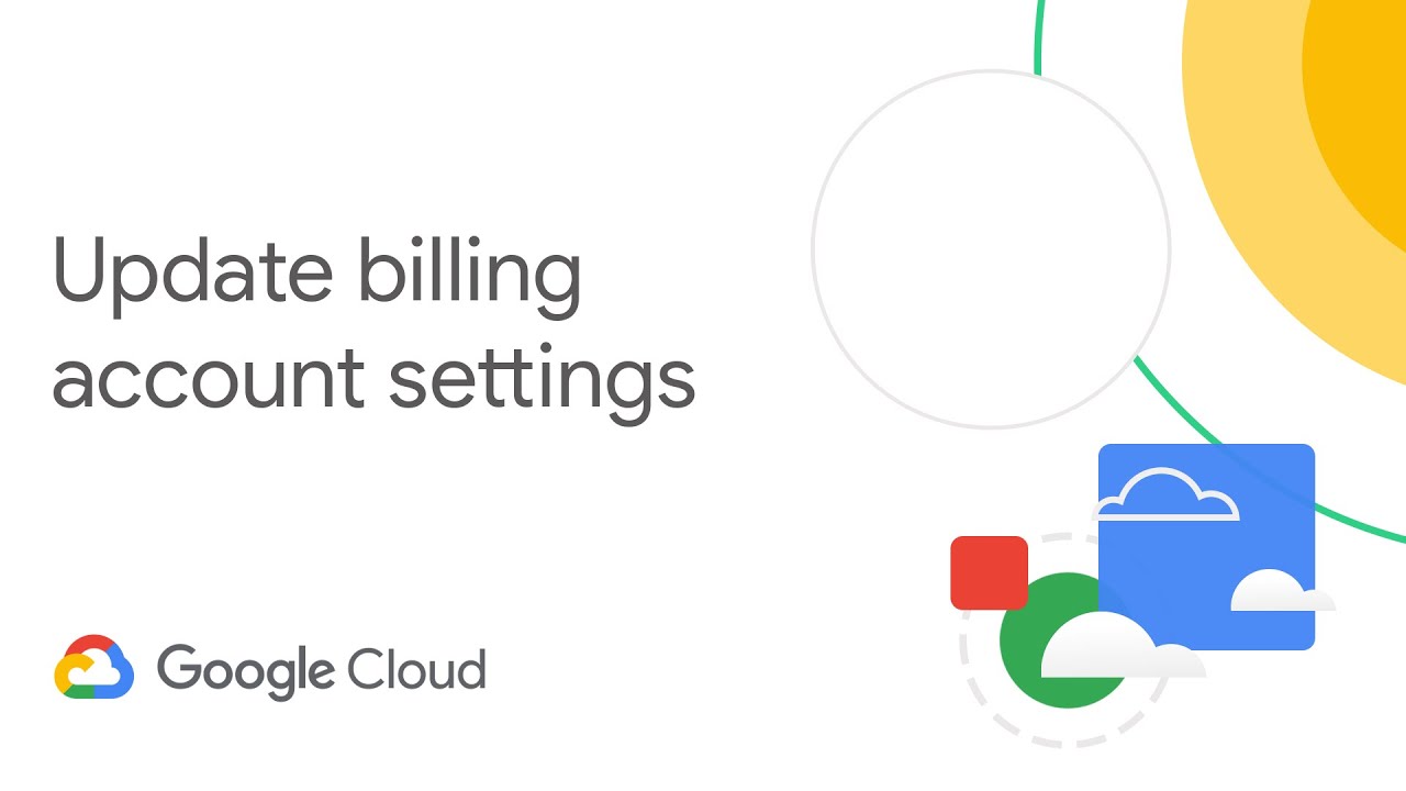 Update billing account and payments profile settings