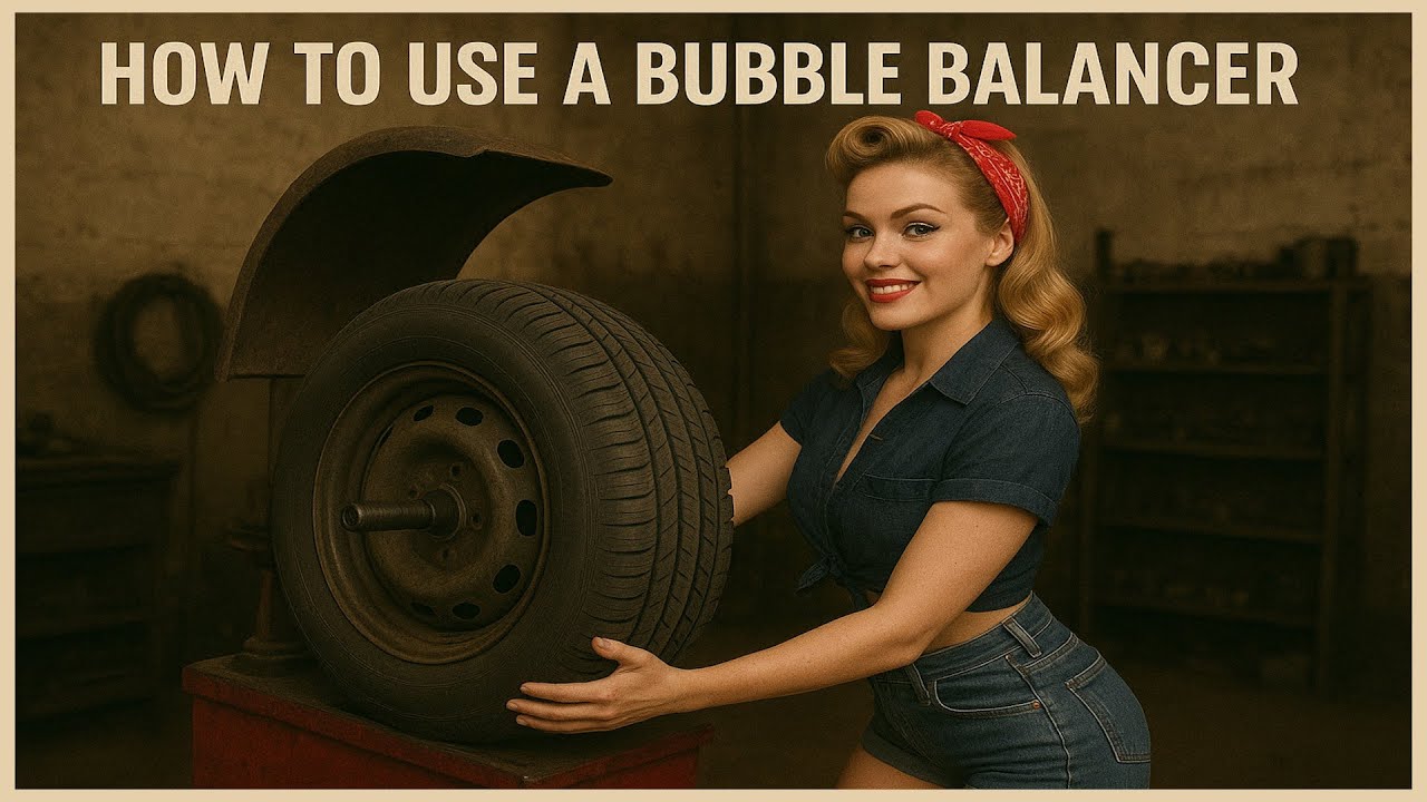 Tire Balancing With A Bubble Balancer