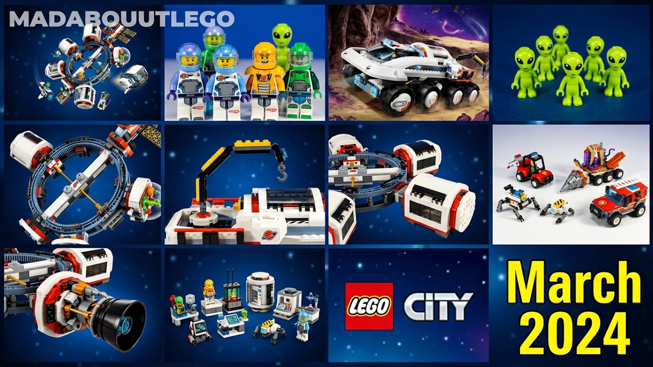 ALL LEGO City Space Sets March 2024.