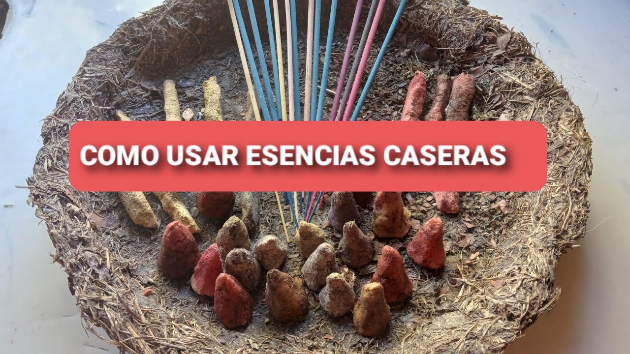 COMO USAR ESENCIAS NATURALES PARA SAHUMERIOS CASEROS ¡¡