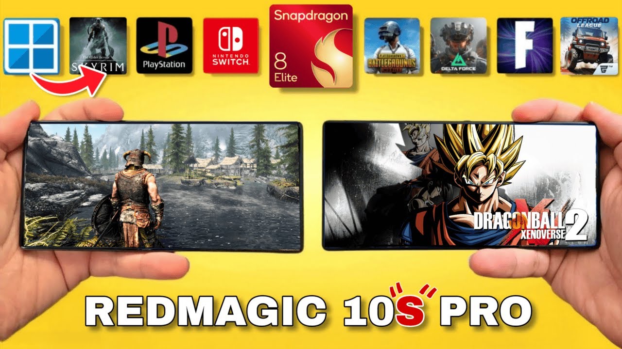 REDMAGIC 10S PRO Gaming Test -  Switch Emulator, Winlator, PUBG, Fortnite,  Delta Force