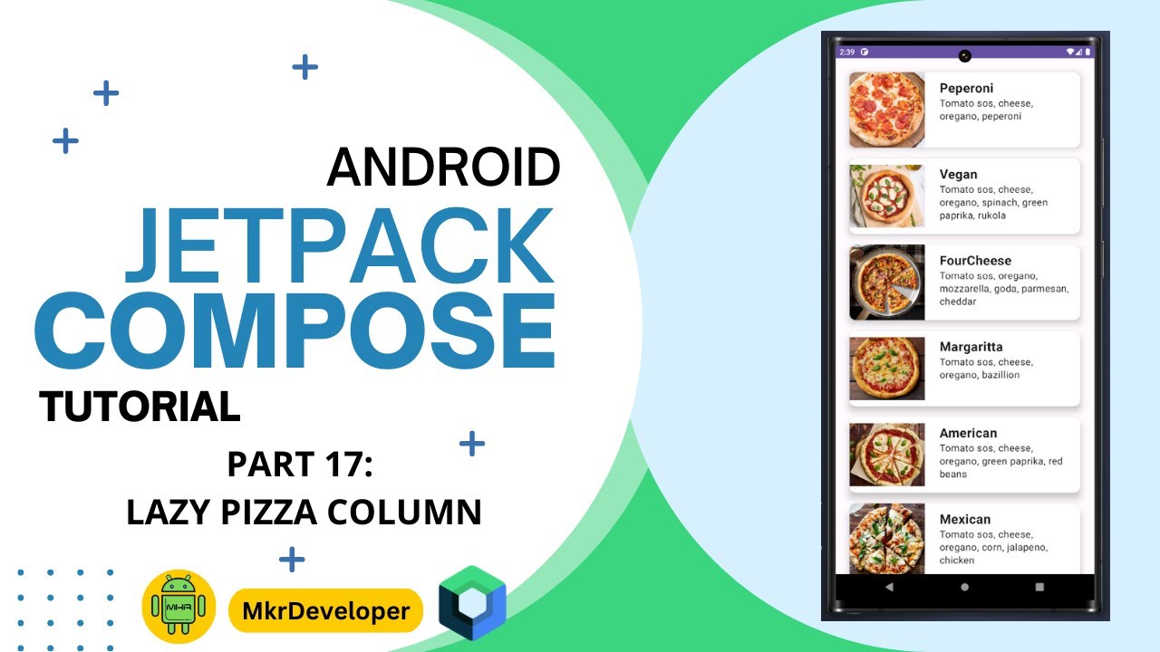 17 - LAZY COLUMN with IMAGE - Jetpack Compose - Android Studio