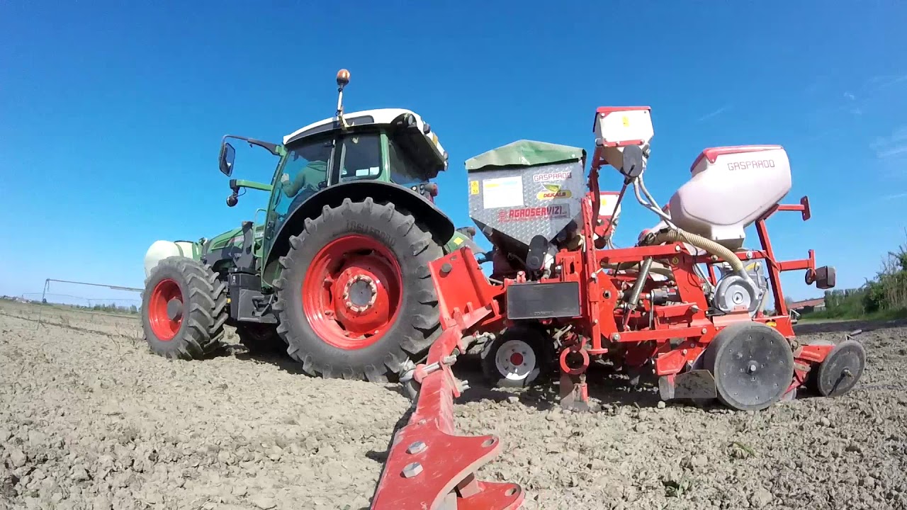 Semina mais 2019|Fendt 211 Vario TMS|Gaspardo Monica 6 file|RTK Guide