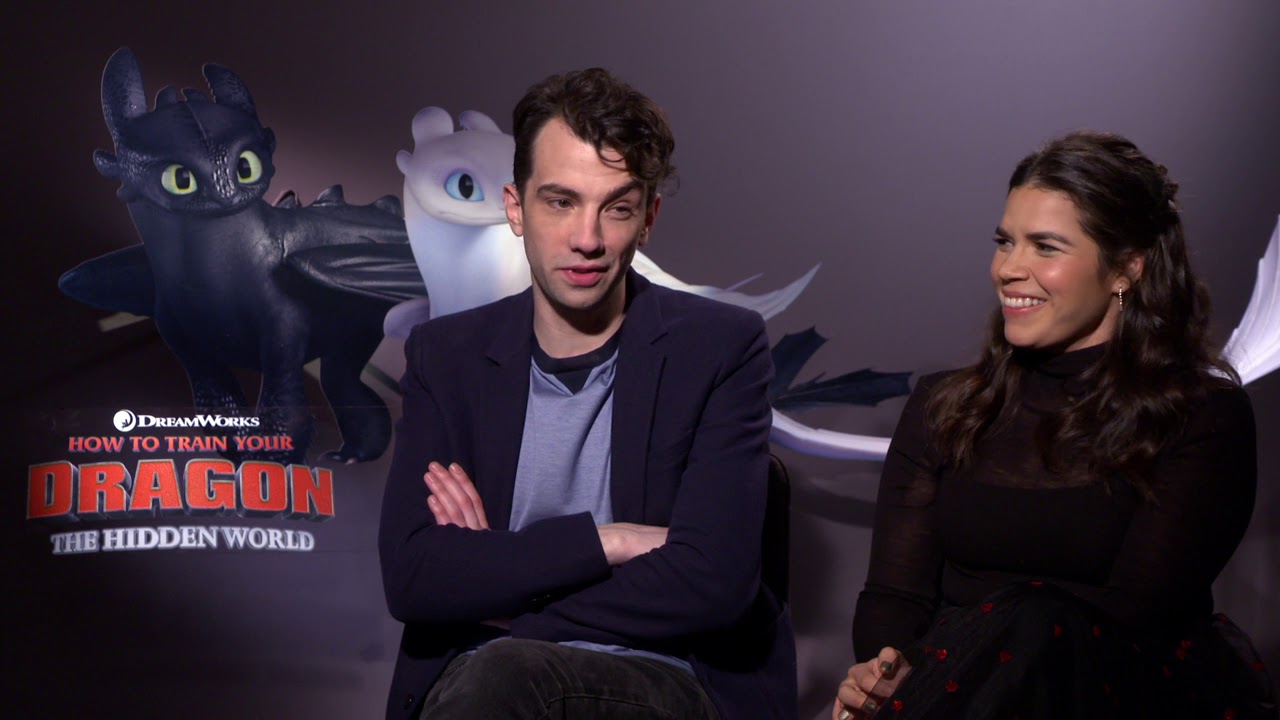 How to Train Your Dragon: The Hidden World: America Ferrera & Jay Baruchel Interview | ScreenSlam
