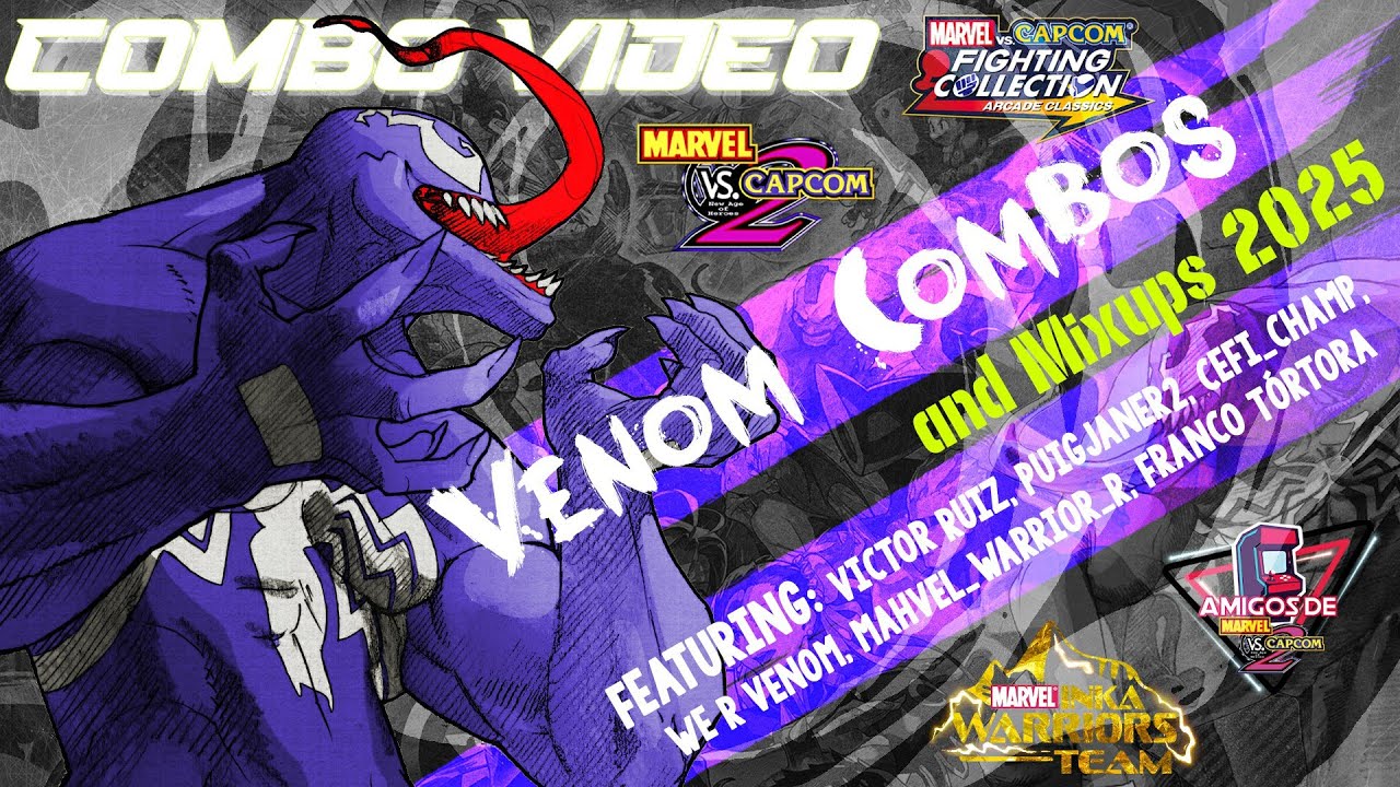 Marvel vs Capcom 2: Venom Combos and Mixups 2025
