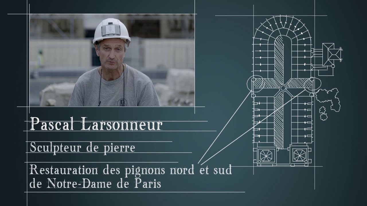 Pascal Larsonneur, sculpteur de pierre | Les Piliers de Notre-Dame