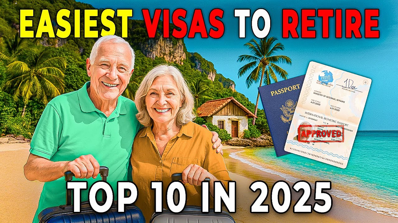10 Countries with the Easiest Retirement Visas in 2025 No Hassle, No Worries