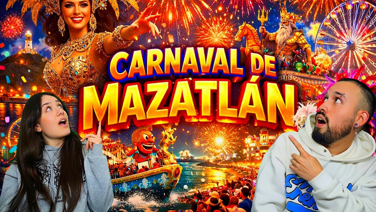 El Carnaval mas GRANDE de MEXICO 🇲🇽  MAZATLAN  🤩