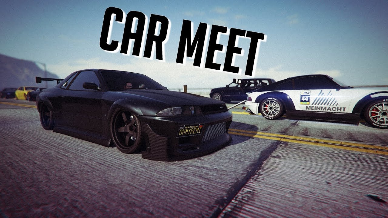 EPIC GRAND THEFT AUTO 5 CAR MEET!