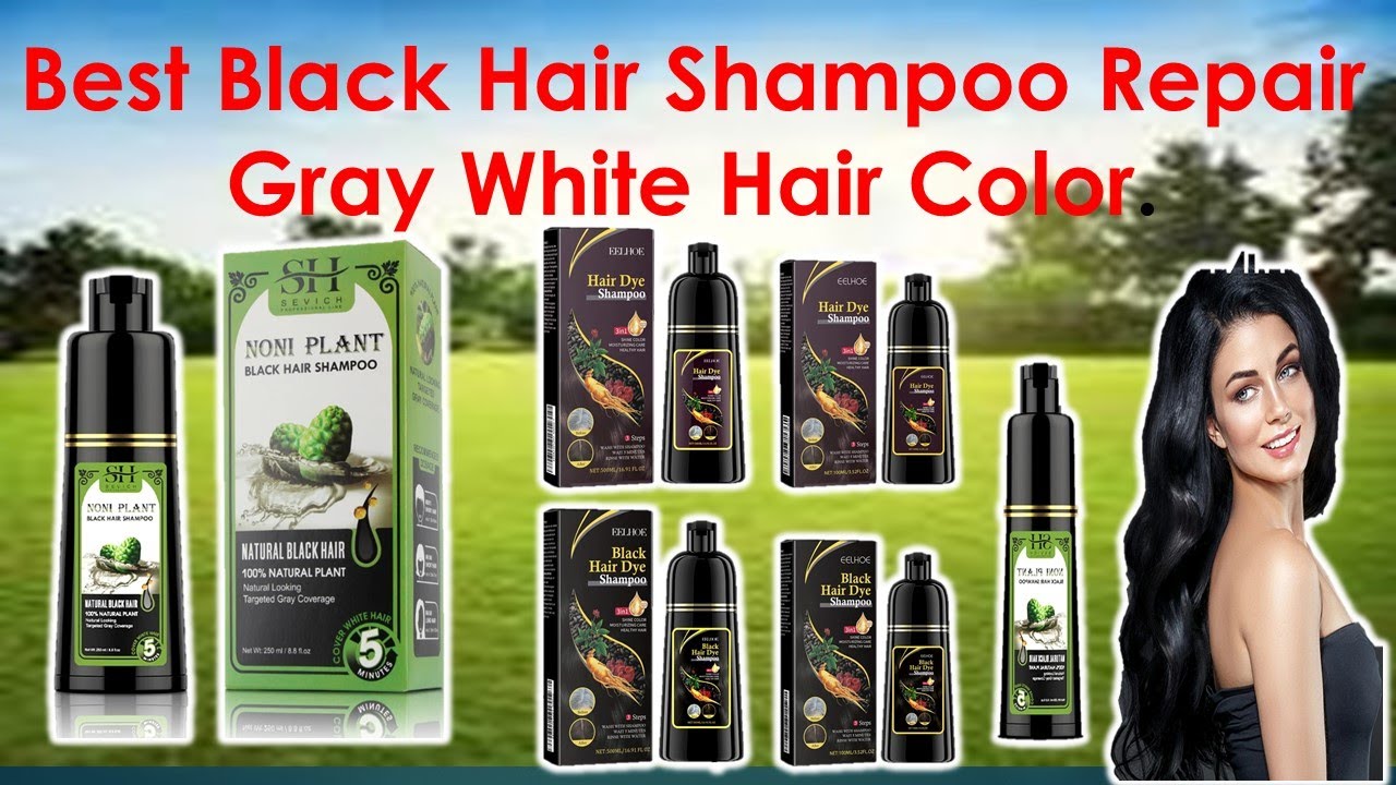 ✅Best Black Hair Shampoo Repair Gray White Hair Color. | Top 5 | 2024