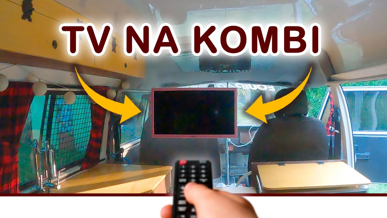 Suporte de TV Articulado e Removível para Kombi Home / Motorhome