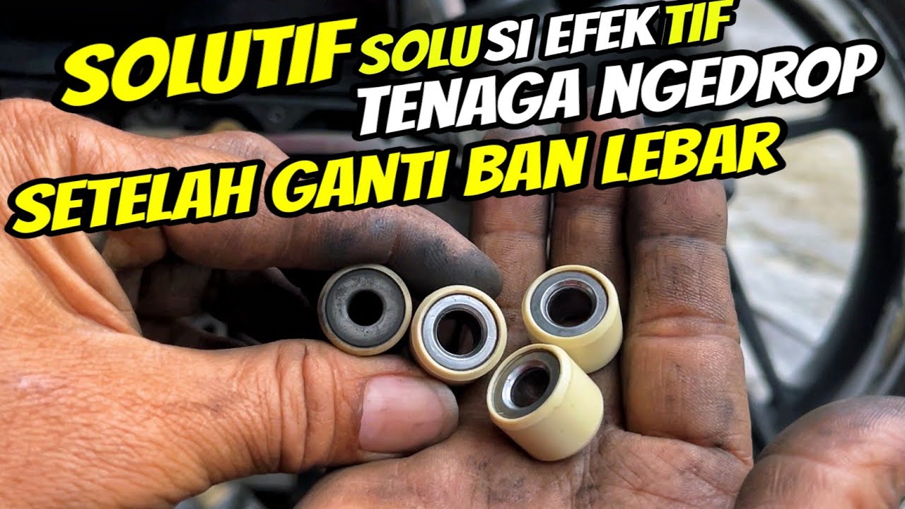 Modifikasi CVT Honda Beat ESP Mengatasi Tenaga Berkurang Setelah Ganti Ban Besar/Lebar
