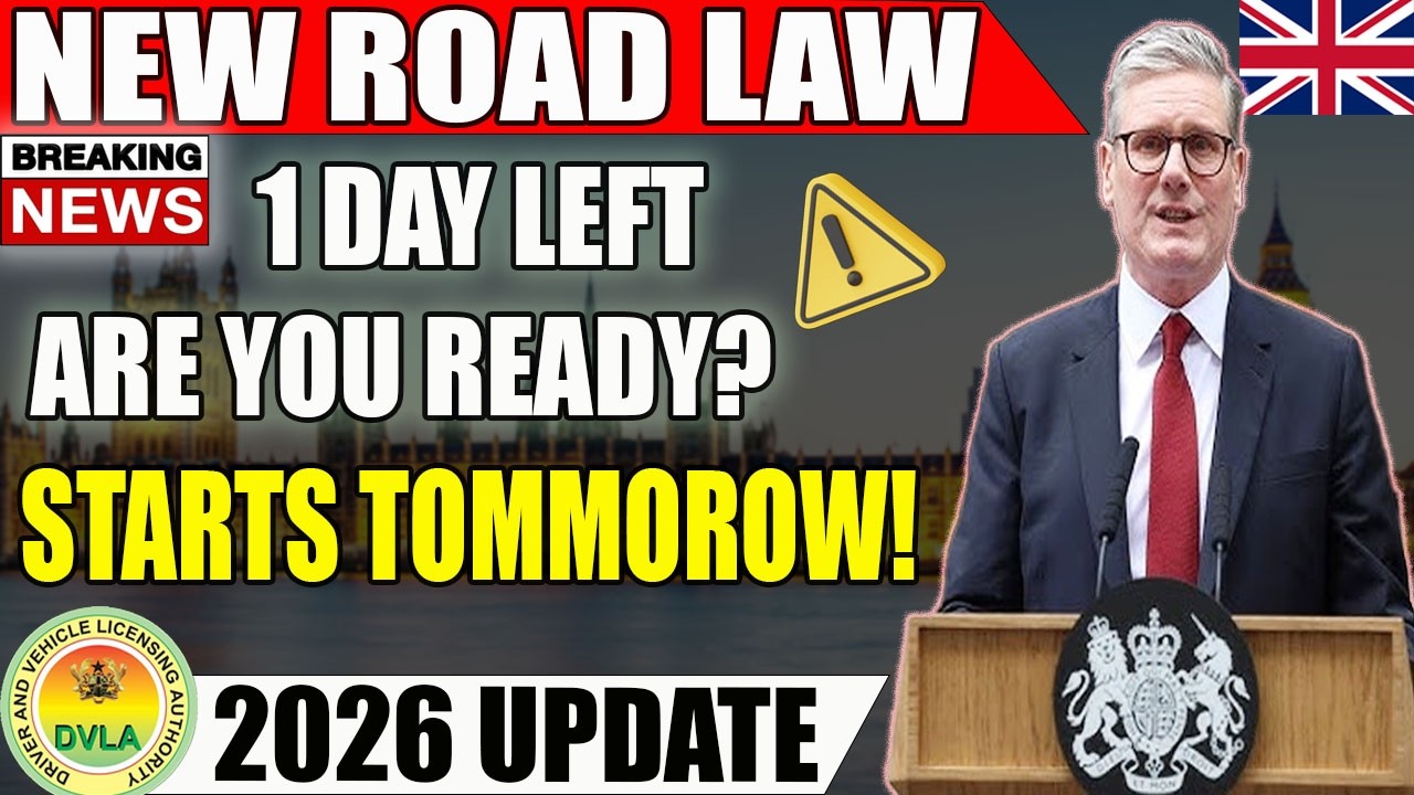Drivers Warning UK Road Law Changes &ndash; Just 1 Day Remaining