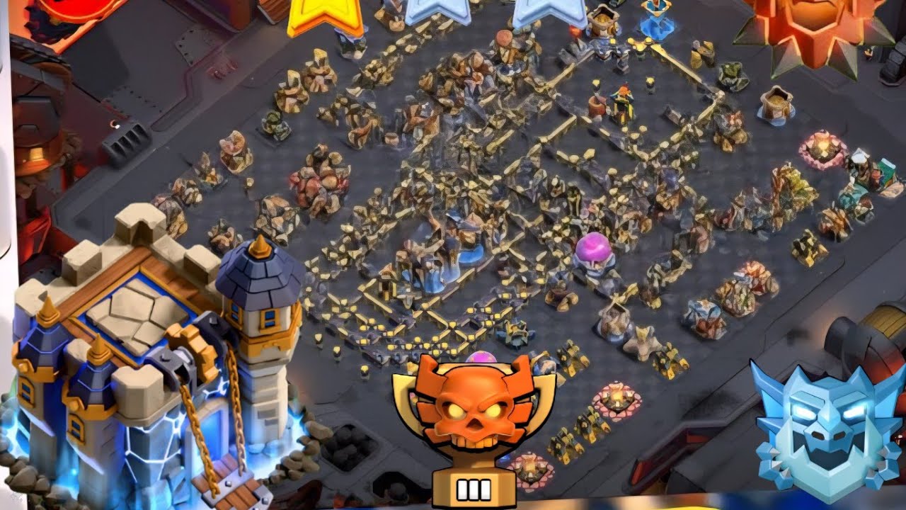 Best  Ever New TOXIC TH18 Base Got Me Many 1 STAR Against Thrower Best Anti-Everything Base #clash