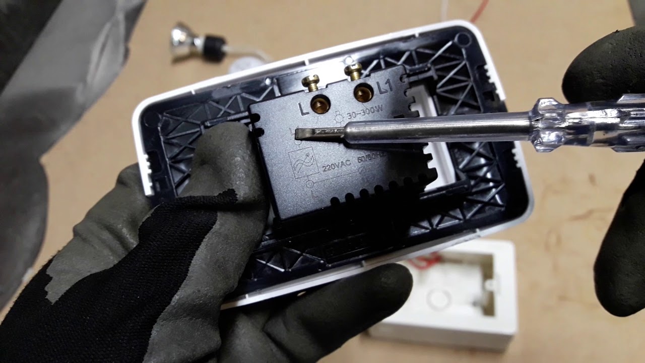 Como conectar un dimmer en una intalacion electrica