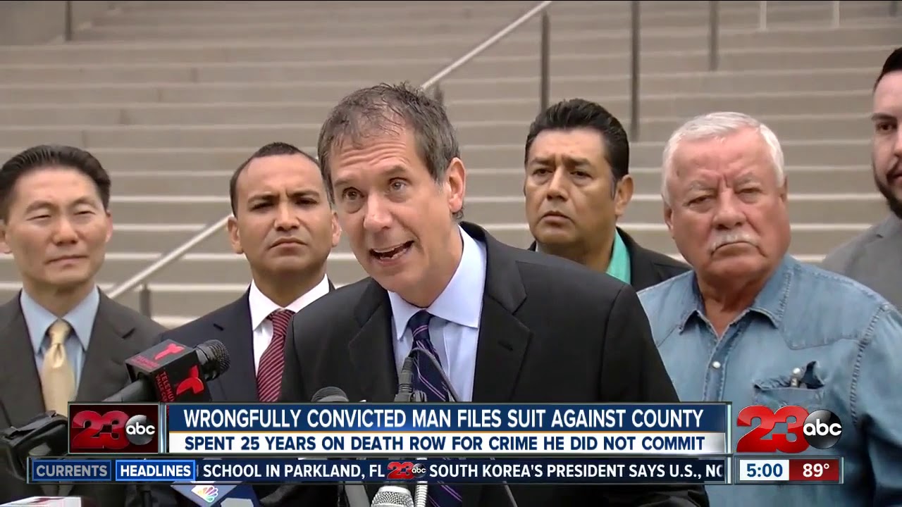 Wrongfully convicted man files suit against Kern County