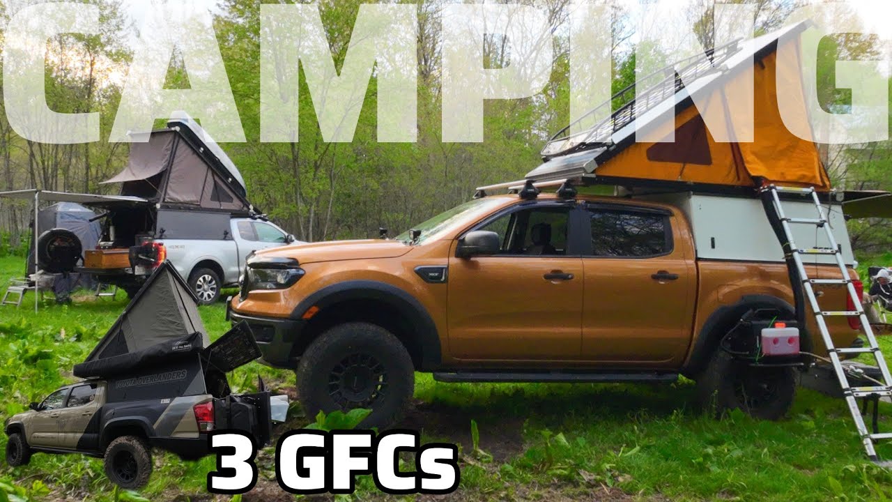3 GFCs Go Fast Campers camping! | Mind Blowing Wooden Teardrop Campers & Boats CLC