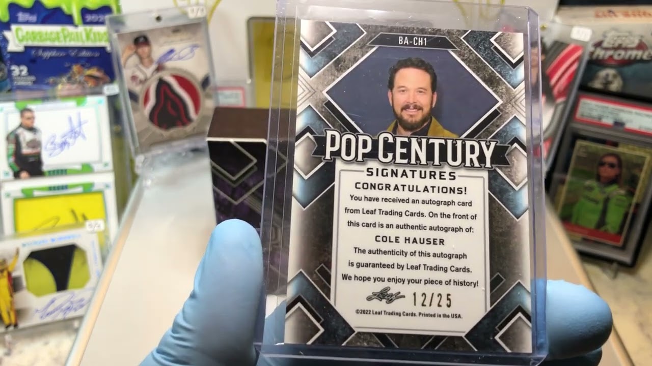 Leaf Metal Pop Century Hobby Box Break. Huge 1/1 HIT!!!