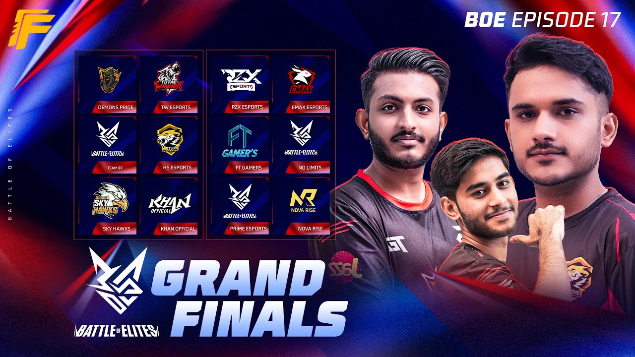 Battle of Elites EP-17 | Grand Finals🔥|  ‪‪@FreeFireEsportsPakistan​
