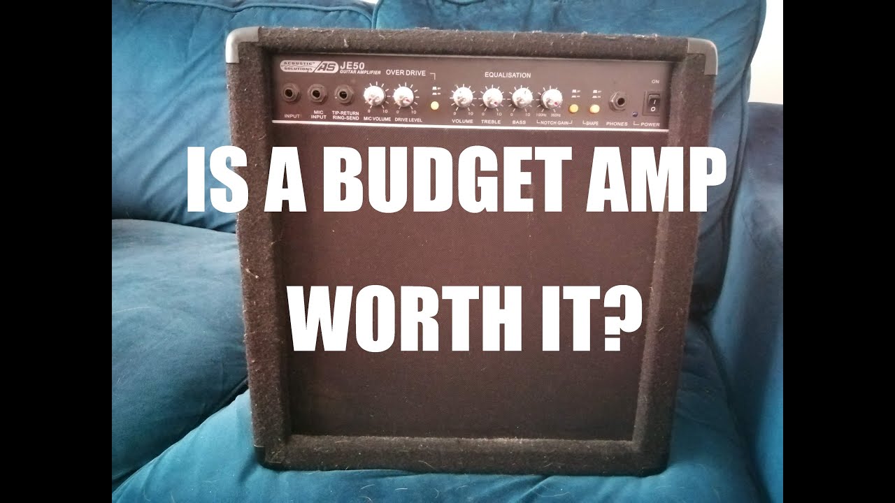 BUDGET 50 WATT AMP - IS IT WORTH IT? 🎵 (ACOUSTIC SOLUTIONS JE50 DEMO)