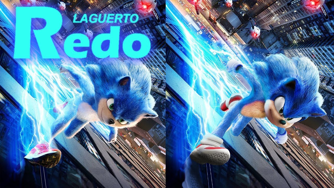 [Laguerto Redo] Sonic the Hedgehog (Movie) Drone Chase Poster [S1 #5]
