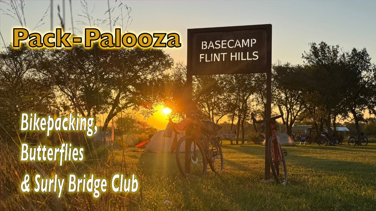 Велотур по тропе Флинт-Хиллз от My Surly Bridge Club | Приключения Pack-Palooza 2025