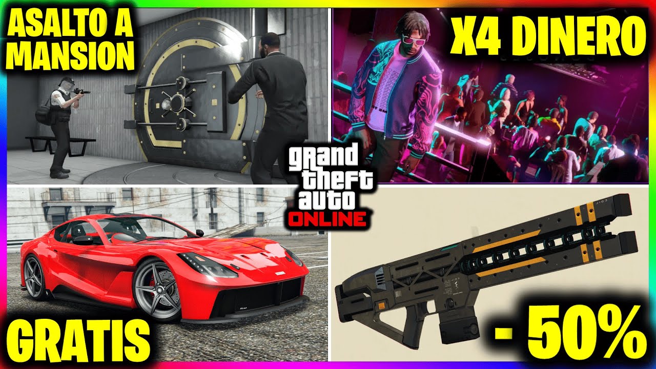 NUEVA ACTUALIZACION! ASALTO a la MANSION! X4 DINERO! CLUB con BONUS! COCHAZO GRATIS! GTA Online