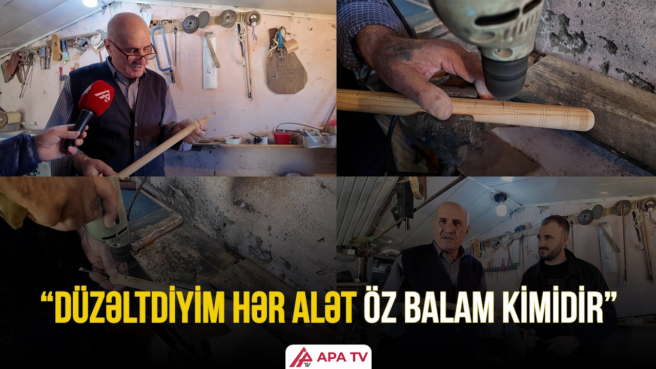 Naxçıvanın balaban və kamança ustası Natiq Quliyevin emalatxanasında bir gün | APA TV