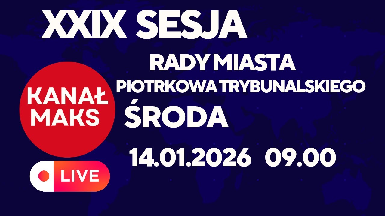 XXIX Nadzwyczajna Sesja Rady Miasta Piotrkowa Trybunalskiego 📱