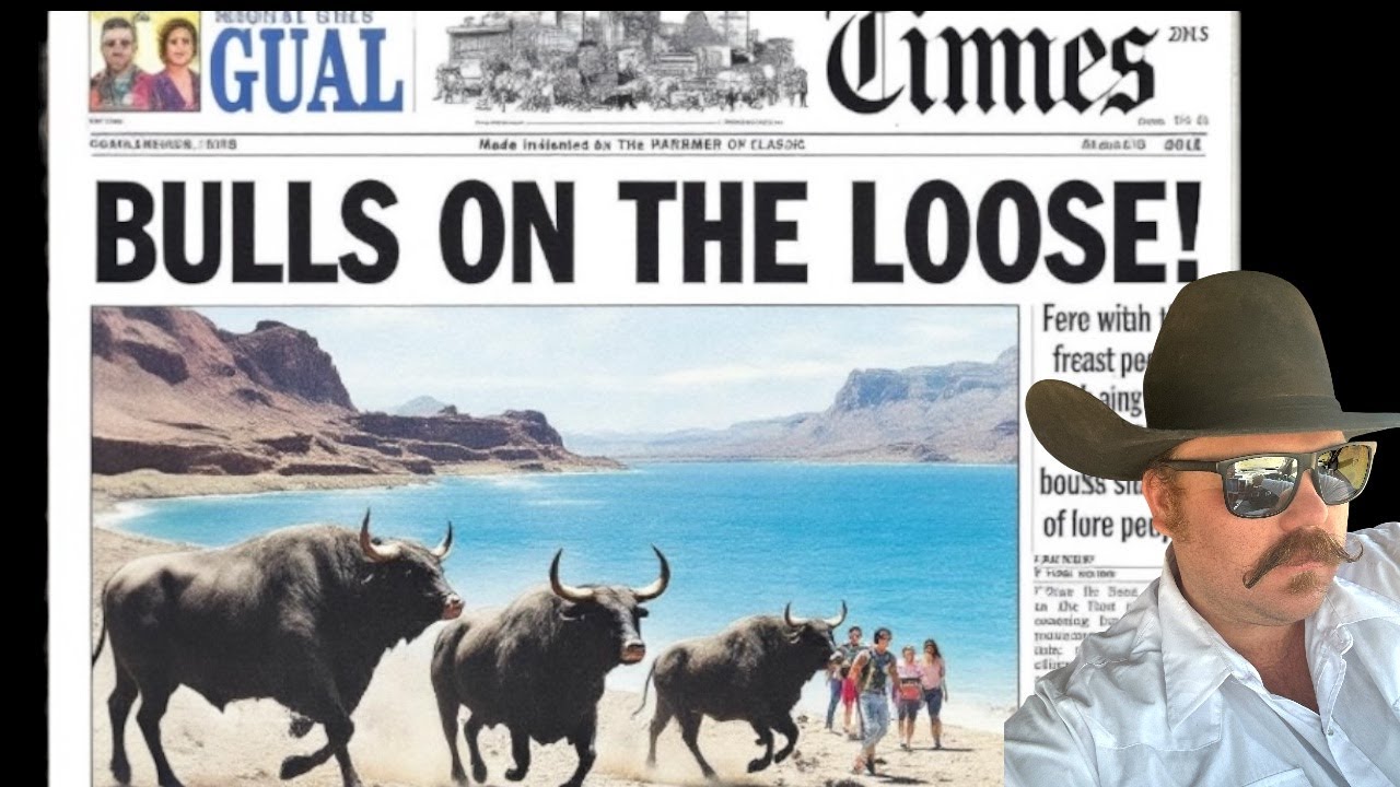 3 Wild Bulls Take Over Boat Dock!! They Called Us to Come Catch Them!!