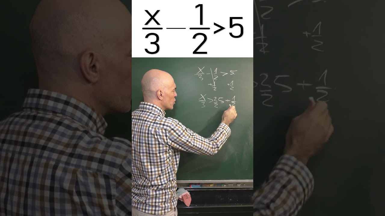 RESOLVER INECUACI&Oacute;N CON FRACCIONES