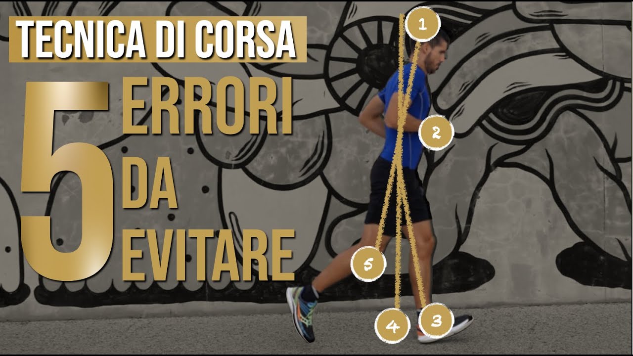 5 errori di Tecnica di Corsa da evitare