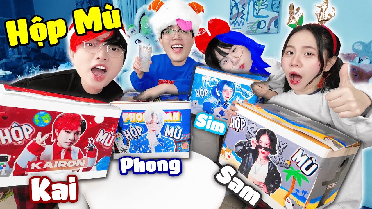 Kairon Simmy Và Phong Cận Sammy UNBOX HỘP MÙ TỰ CHẾ CỰC độc lạ bình dương 😂