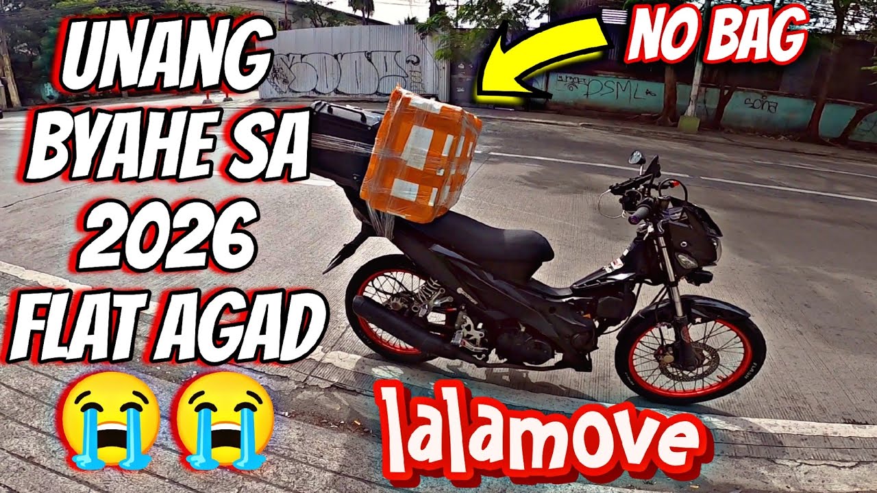 UNANG BYAHE NGAYON 2026 KAY LALAMOVE | motovlogph 