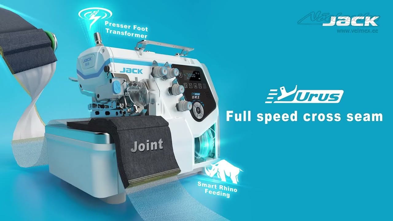 Jack C7 Urus tööstuslik overlok - veimex.ee