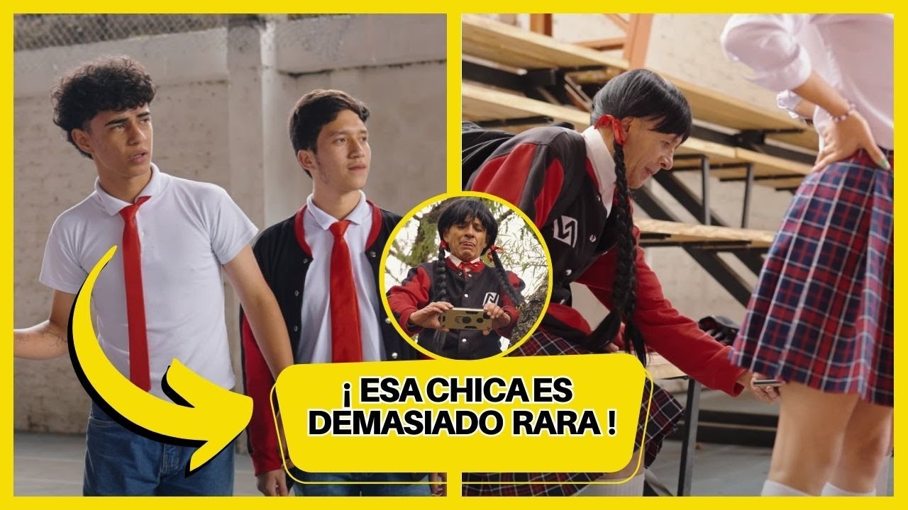 Hombre αdult0 se disfrαzó de señorita estudiante para hacer de las suyas con este celular | Merily