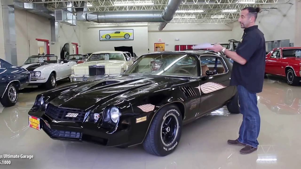 78 CHEVROLET CAMARO Z/28 for sale with test drive, driving sounds, and walk through video