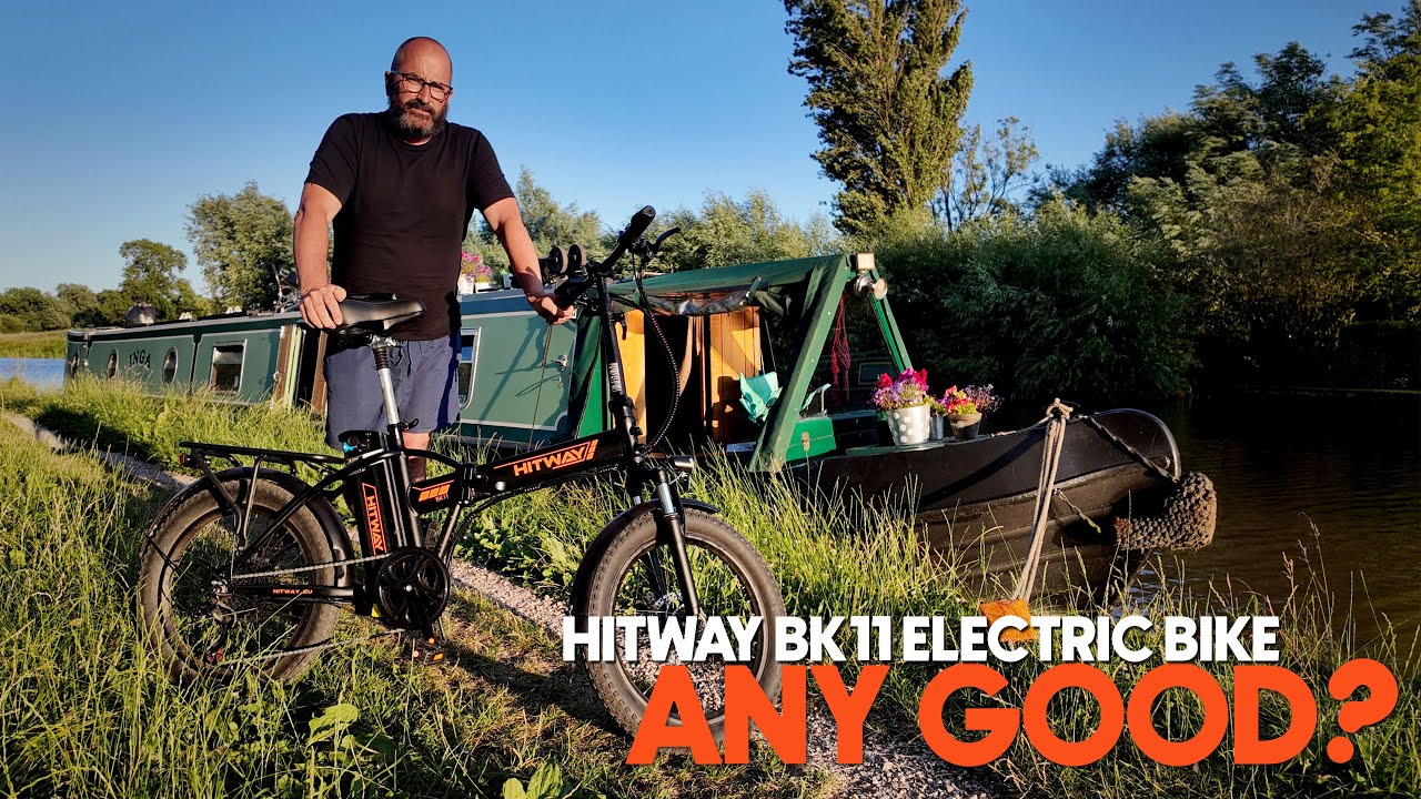 We Tried the HITWAY BK11 electric folding bike on our Narrowboat – Game Changer?
