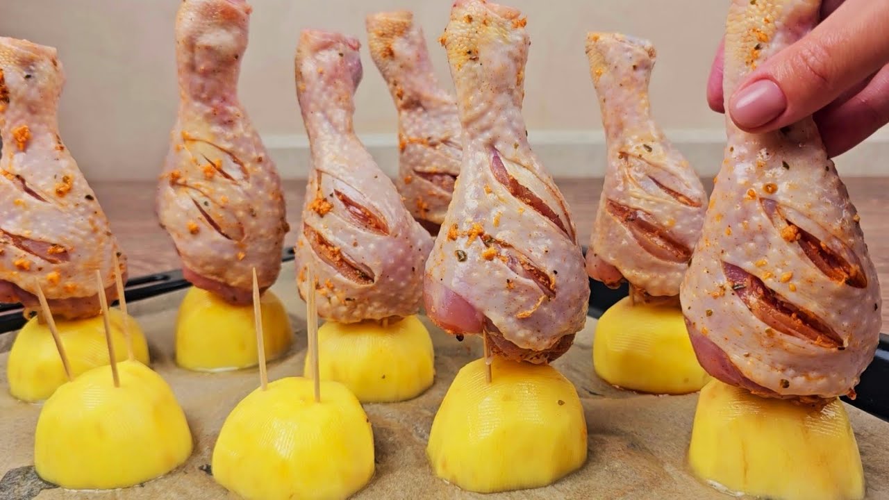 So leckere Hähnchenschenkel haben Sie noch nie zubereitet! Ein sehr einfaches Rezept!