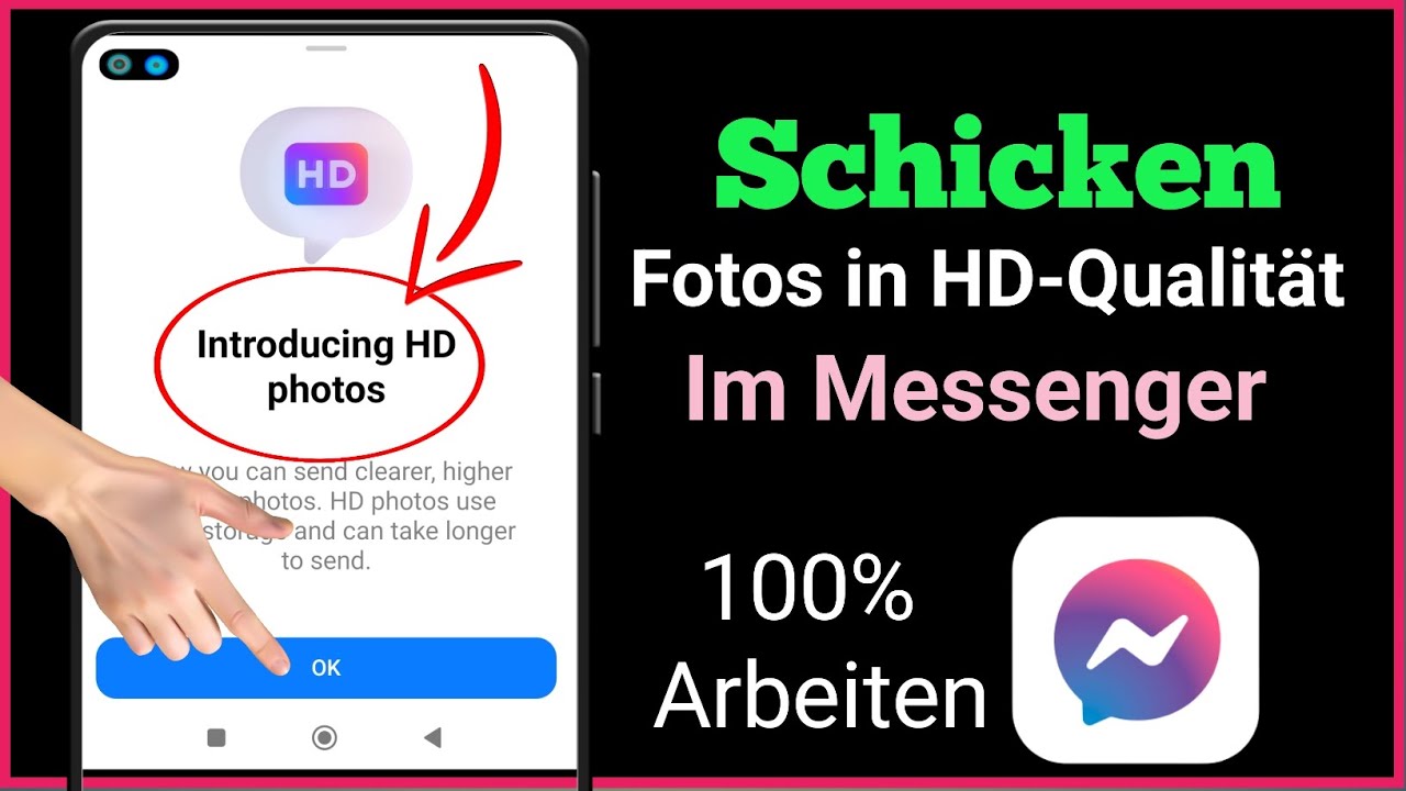 So senden Sie Fotos in HD-Qualit&auml;t mit Messenger 2024 (neues Update) HD-Bilder senden